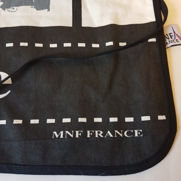 MNF FRANCE Apron Paris Eiffel Tower Metro Unisex Womens Mens  Black White Red - Picture 6 of 11